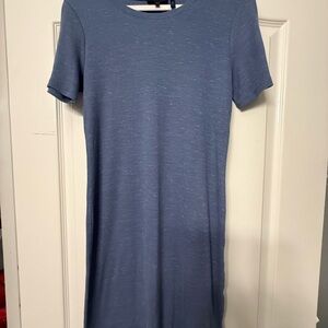 Theory Ribbed Knit T-Shirt Dress Size Large